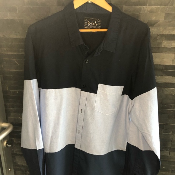 R-Sole tri color block shirt 3XL - Picture 6 of 6